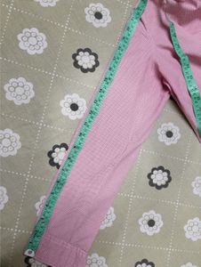 Pink Dotted Button-Up Shirt