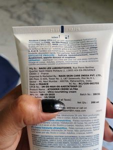 Bioderma Atoderm Creme Ultra Moisturising Cream