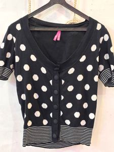 Polka Dot Cardigan
