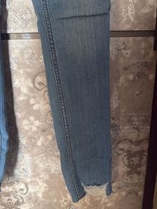 Light Wash Distressed Skinny Jeans
