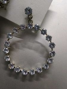 Sparkling Hoop Earrings