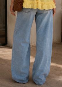 Zara Baggy Light Wash Wide Leg Jeans