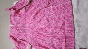 Beautiful Pink Printed Kurta Set