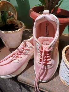 Stylish Pink Campus Sneakers
