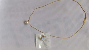 Elegant Pearl Necklace &amp; Earring Set