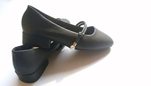Black Mary Jane Flats