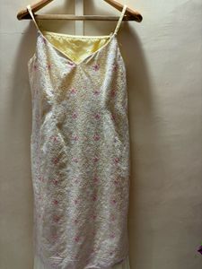 Elegant Cream Embroidered plazo set