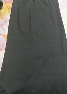 Elegant Black Midi pencil Skirt with Side Slit