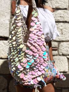 Y2k Sequin Embellished Handbag