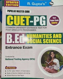 CUET B.Ed Humanities & Social Science Entrance