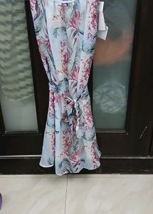 Floral Print Belted Dress