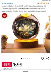 Crystal Ball Night Lamp