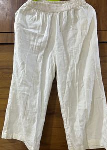 trendy linen white pants