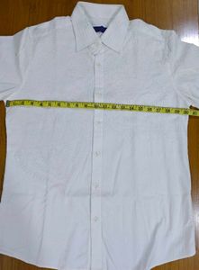 Gabbana Men's White Textured Shirt