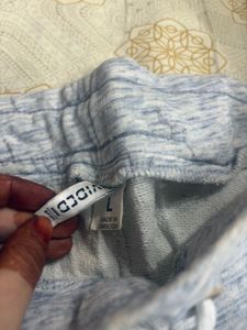 Comfortable Grey Marled Jogger Pants