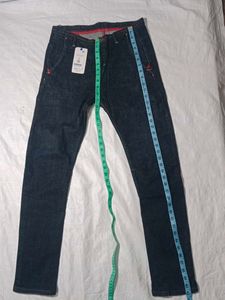 Stylish Dark Wash Denim Jeans