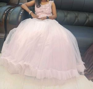 Elegant Pink Embellished Gown
