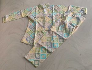 Patterned Night Suit