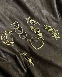 Chic Star & Moon Hair Clips Set
