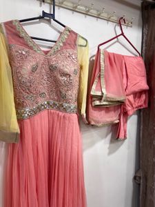 Elegant Pink Kurta Set with Dupatta