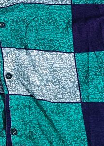 Retro Checkered Button-Up Shirt
