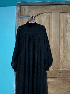 Elegant Black Midi Dress