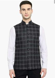 🆕Men's Checked Nehru Jacket