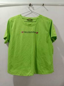 Vibrant Green "Relationship" Tee