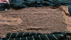 Embellished Teal Kurta Set