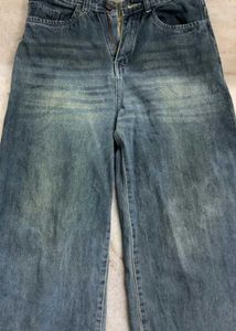 Vintage Wash Denim Jeans