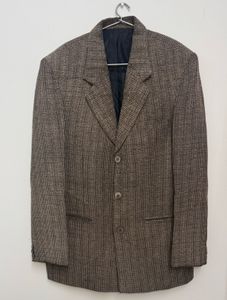 vintage Brown Patterned Blazer