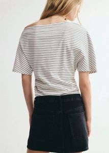 Striped Off-Shoulder Top
