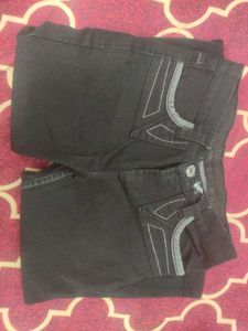 Stylish Black Denim Jeans