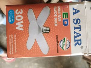 LED Fan Bulb Light