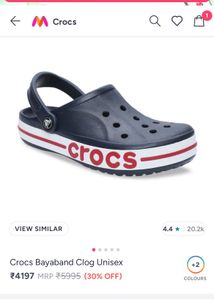 Navy Blue Crocs Clogs