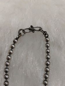 Silver Look Alike Long Necklace
