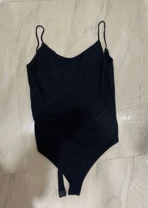 H&amp;M Sleek Black Bodysuit