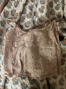 Boho Smocked Viscose Blouse