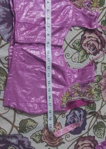 Vibrant Pink &amp; Blue Lehenga