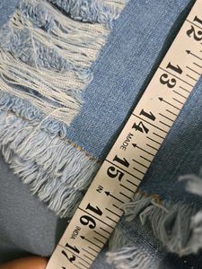 y2k Distressed Denim Shorts