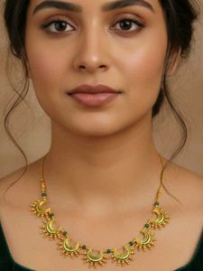 Premium Gold Plated Moon Necklace
