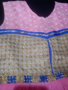 Beautiful Pink Ethnic Gown
