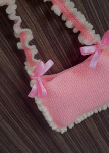 Crochet Ruffle Bag