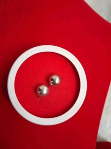 Classic Silver Ball Stud Earrings
