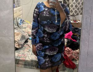 Chic Floral Print Dress