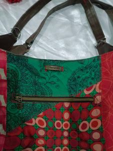 Desigual Colorful Patchwork Shoulder Bag