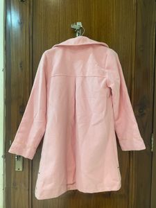 Adorable Pink Embroidered Coat