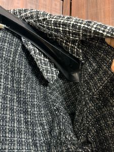 Checkered Tweed Jacket