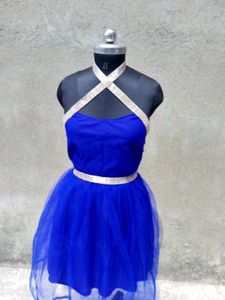 Royal Blue Tulle Party Dress