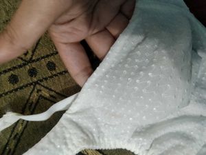 White Mesh Non-Padded Underwire Bra